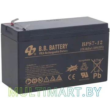 Аккумулятор для ИБП B.B. Battery BPS7-12 (12В/7 А·ч)